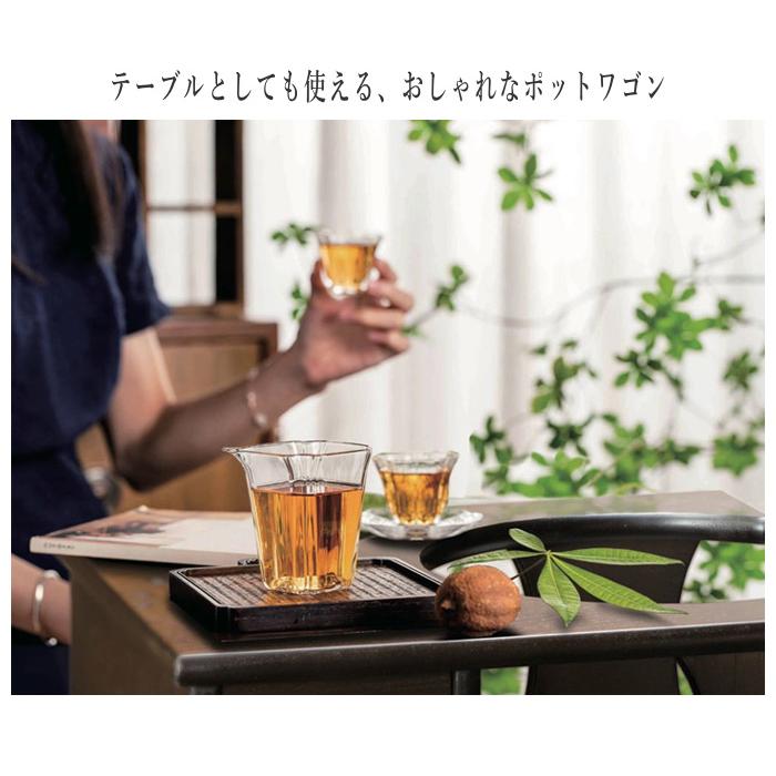 ケンホープ お座敷ワゴン 和風 和室 ポットワゴン キャスター付き