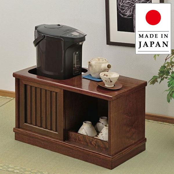 ケンホープ ポットワゴン 和風 和室 お座敷ワゴン キャスター付き