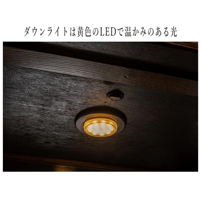 キュリオケース アンティーク コレクションケース led ガラスケース ディスプレイ コレクションボード おしゃれ 飾り棚 ガラス扉付き カンティーニュ 松永工房の画像