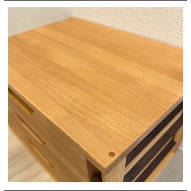 久和屋 書類収納ケース A4サイズ対応 書類チェスト 木製 無垢 書類整理