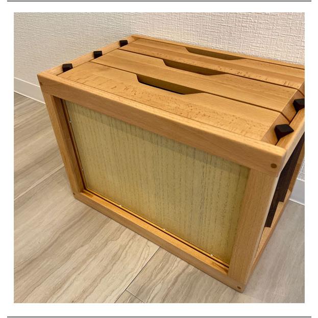 久和屋 書類収納ケース A4サイズ対応 書類チェスト 木製 無垢 書類整理