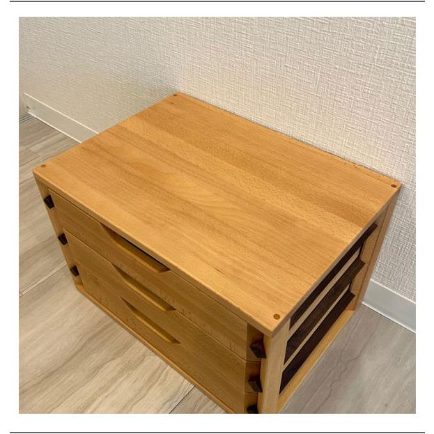 久和屋 書類収納ケース A4サイズ対応 書類チェスト 木製 無垢 書類整理