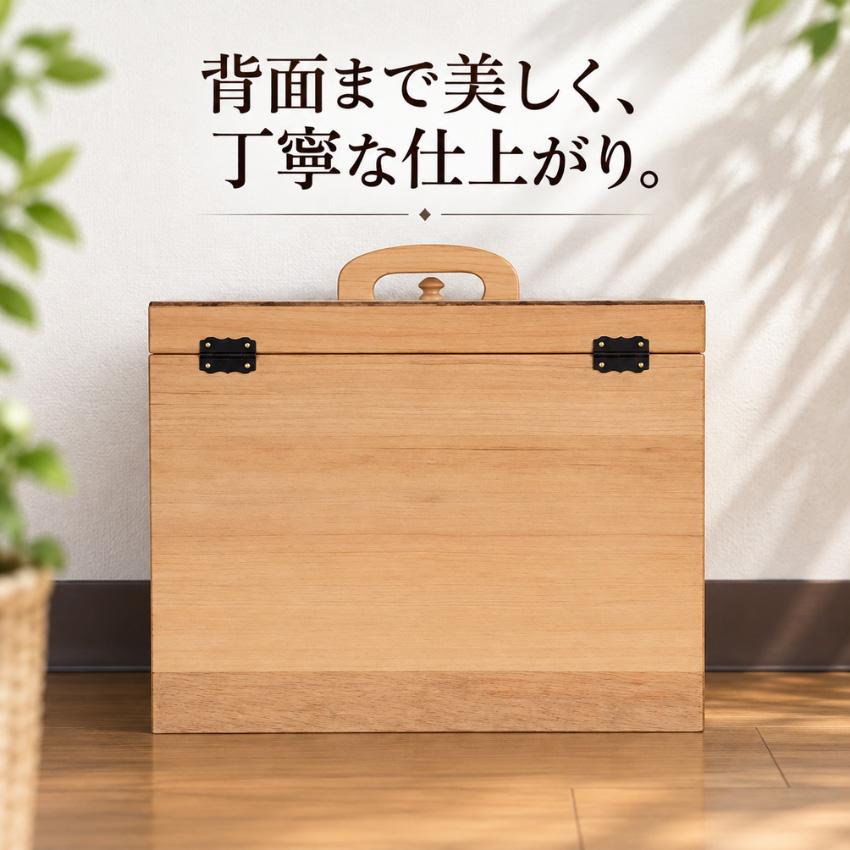 ソーイングボックス 木製 裁縫箱 おしゃれ 大容量 針箱 和風 裁縫道具