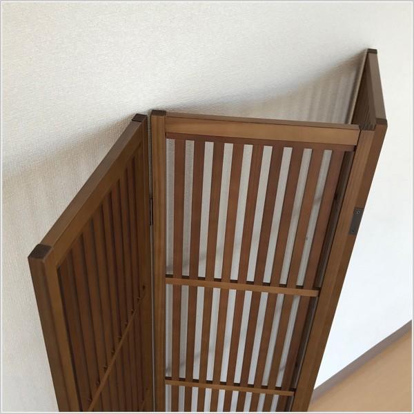 衝立 和風 パーテーション 木製 屏風 おしゃれ 格子 間仕切り 無垢 :oo-41133:インテリア バグース 通販 格子屏風(木工型) 送料無料 4曲 衝立 パーテーション 4枚折 四曲 高さ120cm 格子衝立 屏風 仕切り 和風