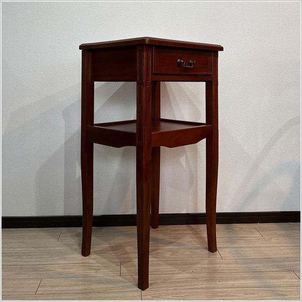 曙工芸製作所 電話台 おしゃれ FAX台 完成品 ファックス台