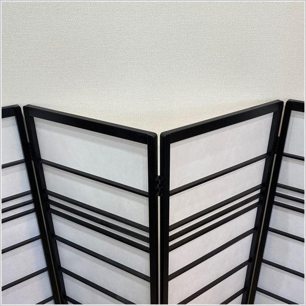 障子 和風 パーテーション 4連 間仕切り パーティション