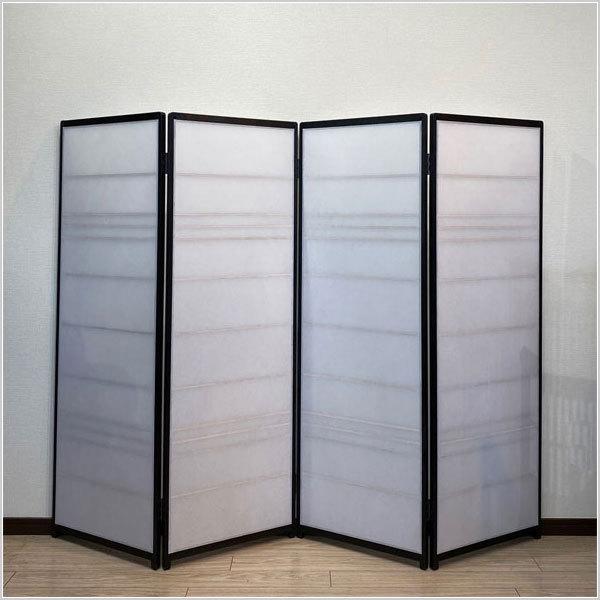 障子 和風 パーテーション 4連 間仕切り パーティション