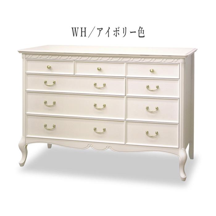 東海家具工業 フルール チェスト 木製 リビングチェスト 完成品 整理