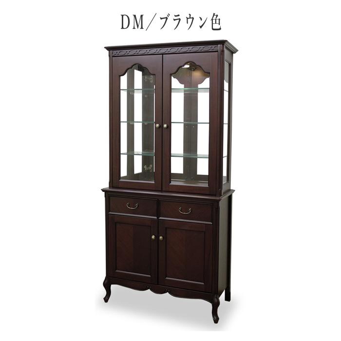 東海家具工業 フルール カップボード 白 キュリオケース 東海家具工業 フルール カップボード 白 キュリオケース