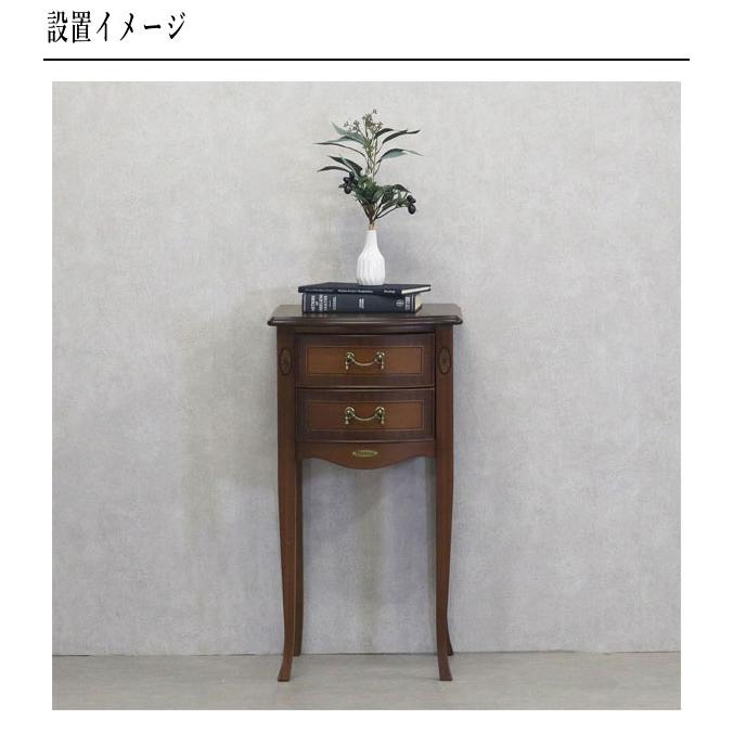 東海家具工業 ベネチア 電話台 おしゃれ FAX台 スリム ファックス台