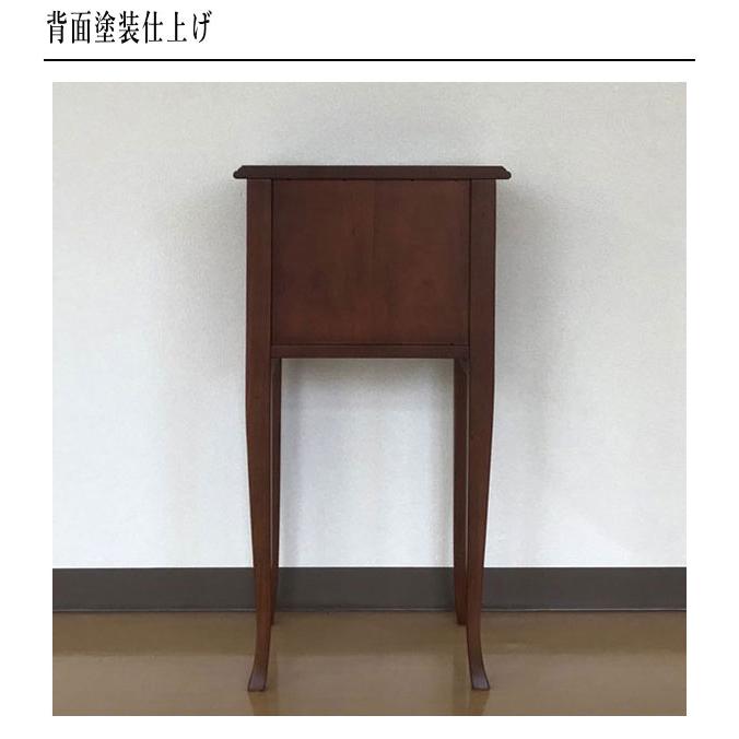 東海家具工業 ベネチア 電話台 おしゃれ FAX台 スリム ファックス台