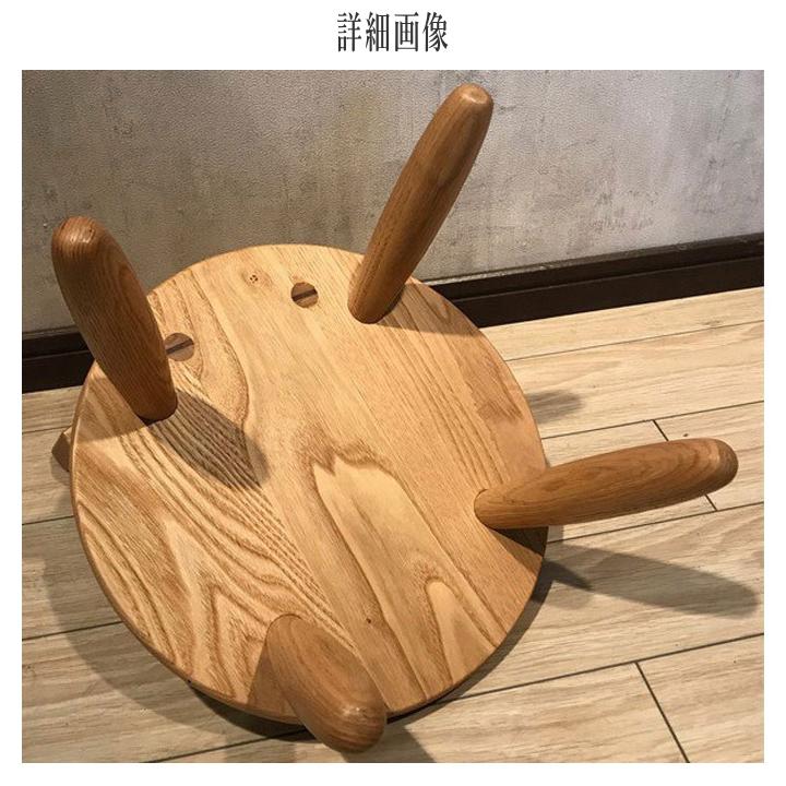 キッズチェア 木製 無垢 子供椅子 おしゃれ ローチェア 北欧 子供イス ロータイプ ベビーチェア 丸型 ナチュラル カントリー 日本製 国産 出産祝い 遊木舎_9
