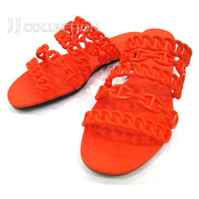 HERMES 【中古】エルメス セリエ レディース ビーチサンダル ヌード 