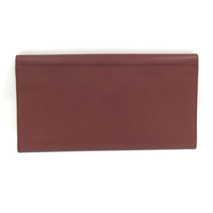 Cartier / クラッチバッグ/レザー/ボルドー Cartier CARTIER クラッチ