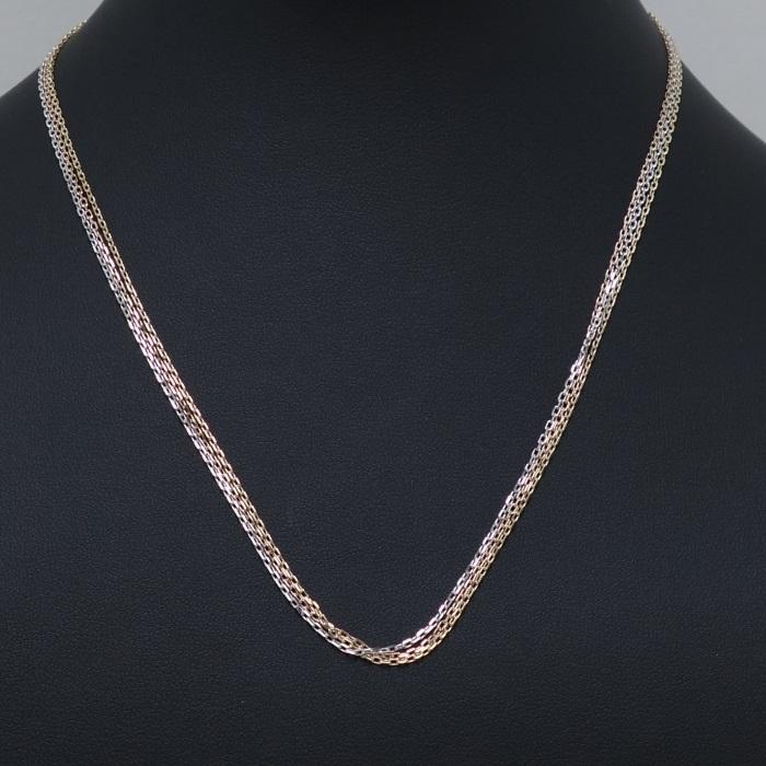 Cartier 【中古】カルティエ フォルサ チェーン ネックレス スリー  