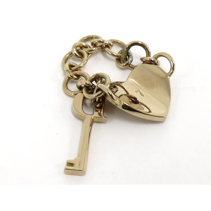 Christian Dior 【中古】Christian ラインストーン チェーン リング  