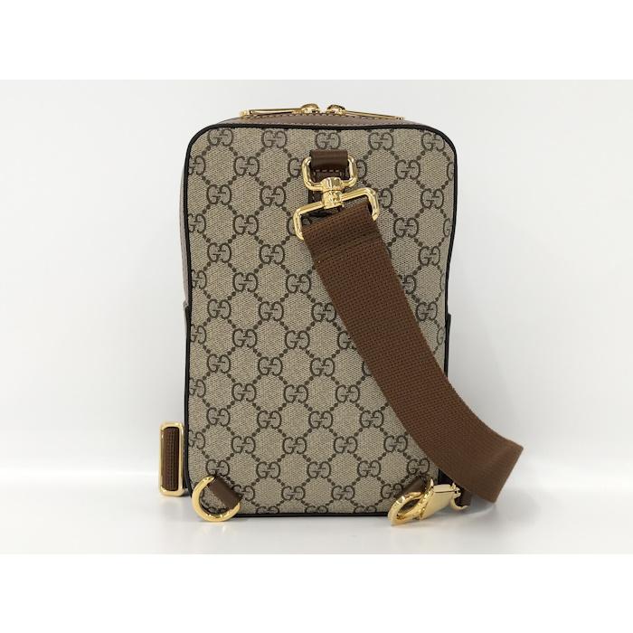 GUCCI（グッチ） ショルダーバッグ GGスプリーム PVC レザー ベージュ