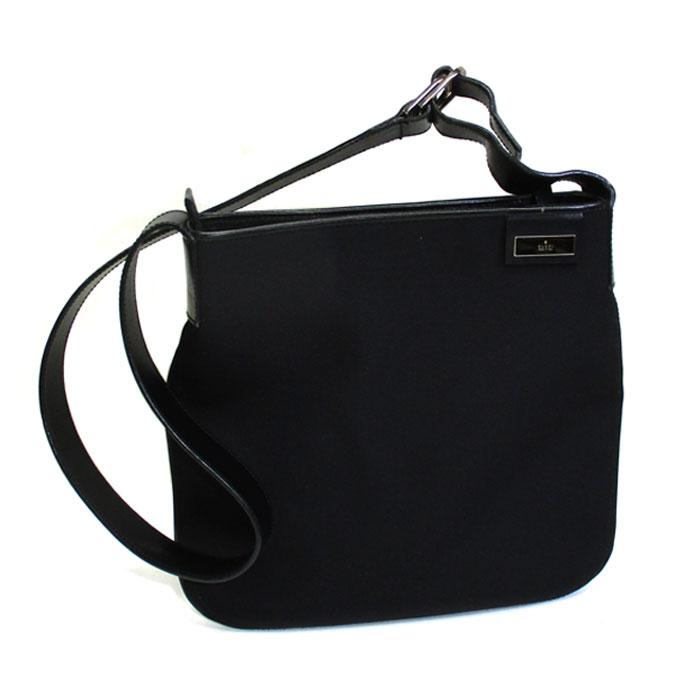 GUCCI ショルダーバッグ キャンバス ブラック 019 0422 3444