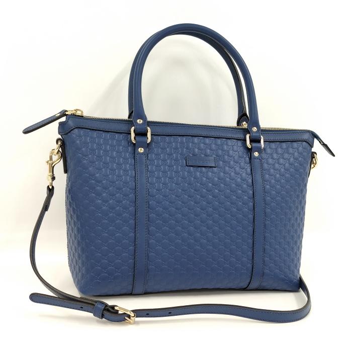 GUCCI 【中古】GUCCI 2WAYショルダーバッグ マイクログッチ シマ 
