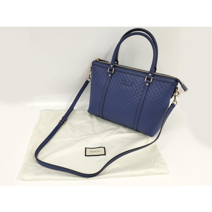 グッチ GUCCI マイクロシマ 2way ショルダーバッグ 449656