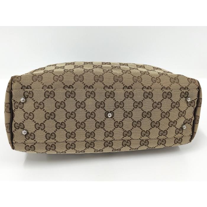 GUCCI 【中古】GUCCI トートバッグ GGキャンバス シェリーライン  