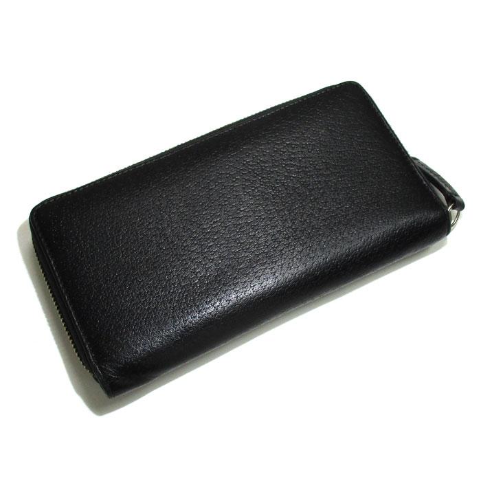 GUCCI 【中古】GUCCI アニマリエ レザー ジップアラウンド ウォレット  