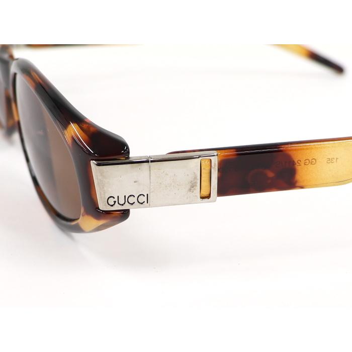 GUCCI ブラウン オーバル サングラス GG2411/S 【公式通販】