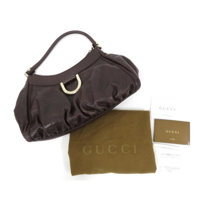 GUCCI 【中古】GUCCI アビー ワンショルダーバッグ グッチシマ レザー