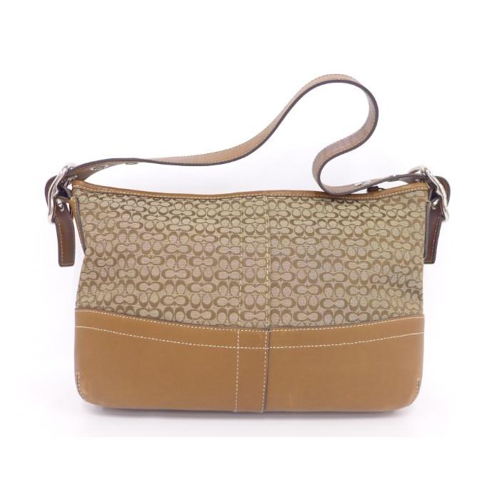 COACH ショルダーバッグ レザー ベージュ F10418 : サカイの