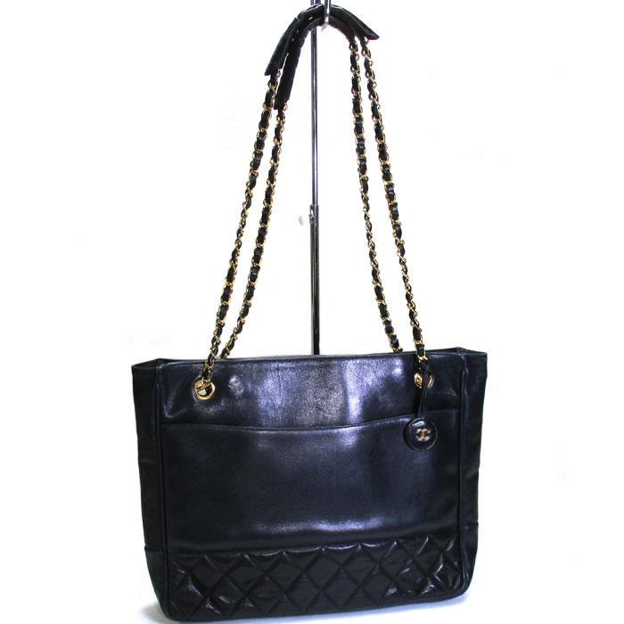 CHANEL 【中古】CHANEL チェーン トートバッグ ショルダーバッグ 