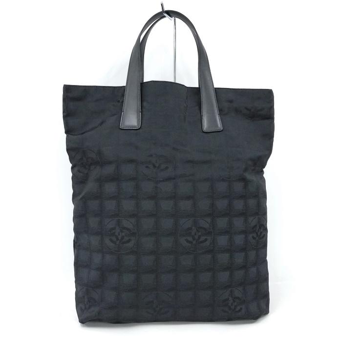 CHANEL ニュートラベルライン　ブラック トートバッグ シャネル(CHANEL) ニュートラベルライン(New Travel Line) 中古