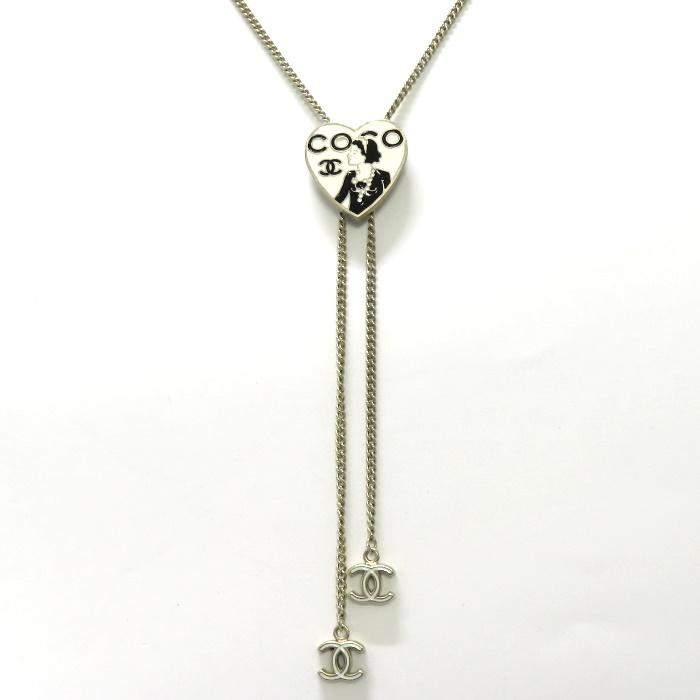 CHANEL 【中古】シャネル ネックレス ループタイ ココ シャネル 