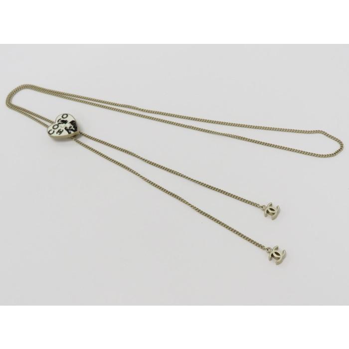 CHANEL 【中古】シャネル ネックレス ループタイ ココ シャネル 