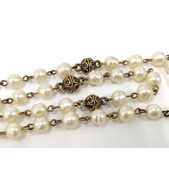 CHANEL（シャネル） ネックレス ココマーク フェイクパール GP