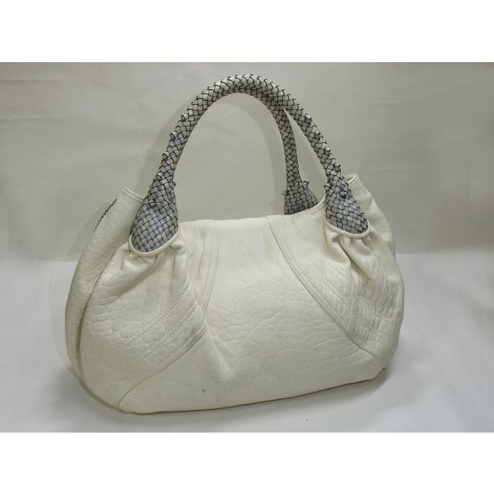 FENDI 【中古】FENDI スパイバッグ ハンドバッグ レザー