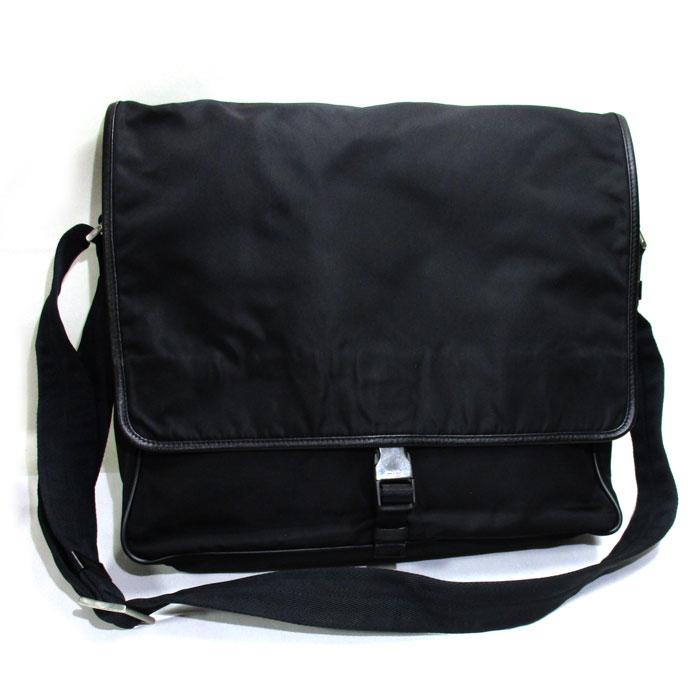PRADA 【中古】PRADA VIAGGIO メッセンジャーバッグ ショルダーバッグ 