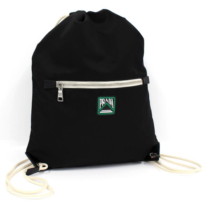 PRADA 【中古】PRADA ナップサック リュック 巾着 ナイロン PRADA 【中古】PRADA ナップサック リュック 巾着 ナイロン