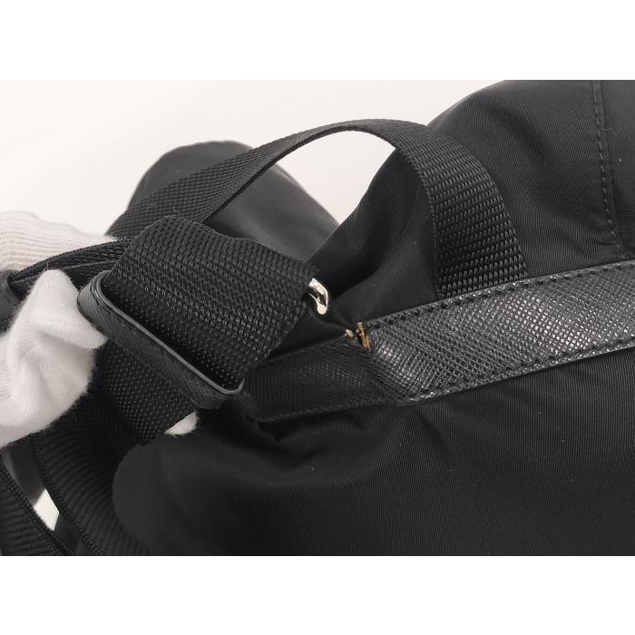 【中古】PRADA リュックサック ナイロン ブラック 1BZ811｜interior-collection｜08