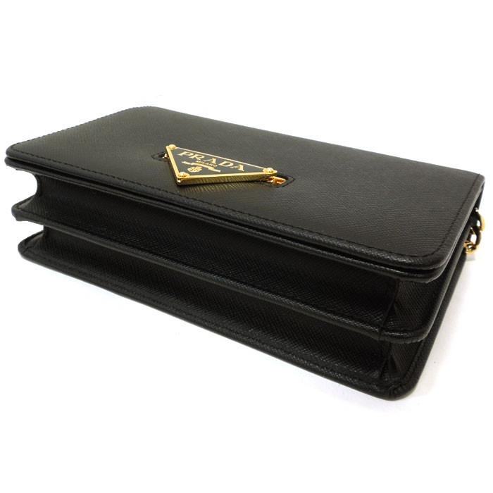 PRADA チェーンウォレット 財布 ショルダーバッグ サフィアーノ PRADA チェーンウォレット 財布 ショルダーバッグ サフィアーノ