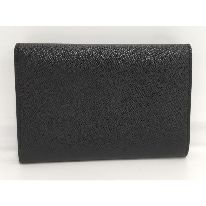 PRADA 三つ折り財布 ブラック サフィアーノ M510A 美品♡PRADA プラダ