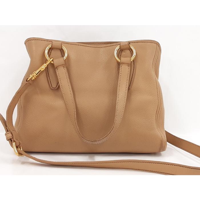 miu 【中古】ミュウミュウ ヴィッテロカリブ 2WAY ショルダーバッグ 