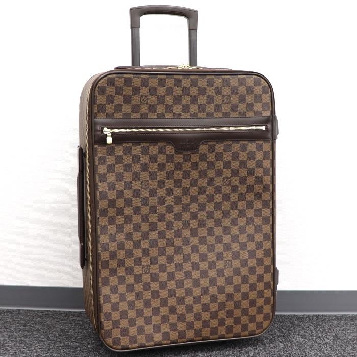 中古】 ルイヴィトン ペガス55 キャリーケース ダミエ エベヌ N23294  