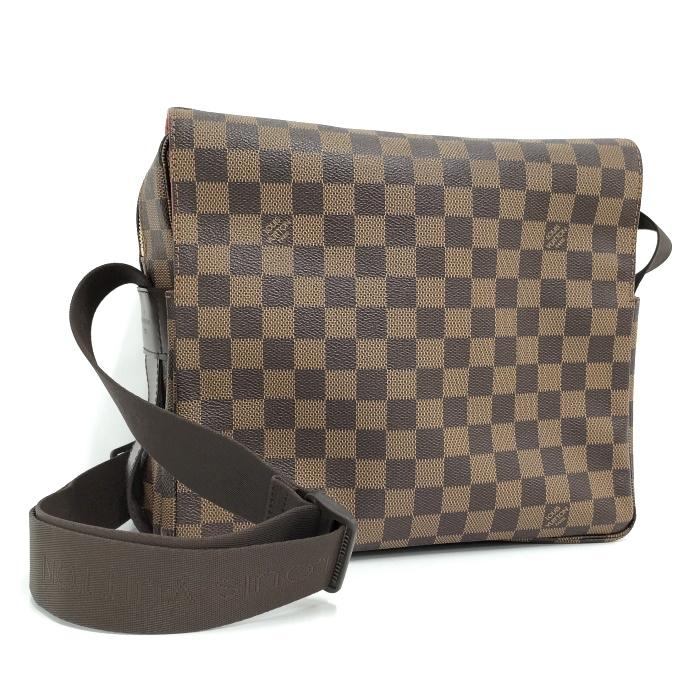 中古】LOUIS VUITTON ナヴィグリオ ショルダーバッグ ダミエ レザー