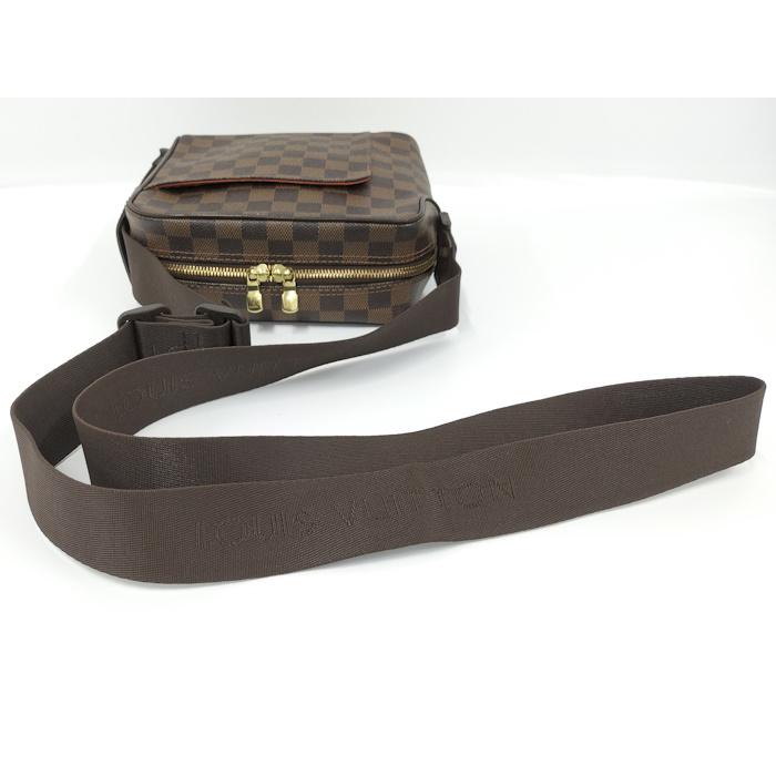 ルイヴィトン ダミエエベヌ オラフPM ショルダーバッグ 肩掛け N41442 ルイヴィトン ショルダーバッグ ダミエ オラフPM N41442 エベヌレディース