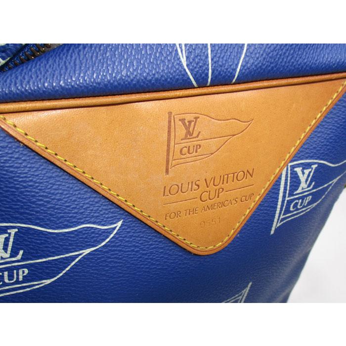 【中古】LOUIS VUITTON サック サンディエゴ ショルダーバッグ ヴィトンカップ ブルー M80010