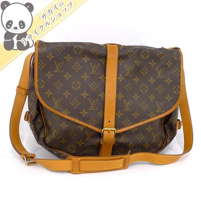 選ぶなら LOUIS VUITTON ソミュール35 ショルダーバッグ 斜め掛け モノグラム M42254 【送料無料】, 東津軽郡 63f72c95