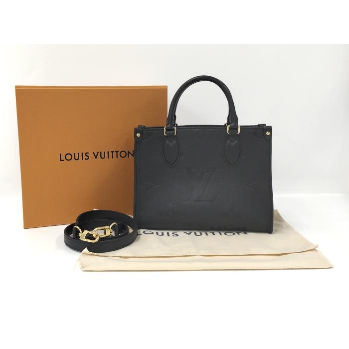 【中古】LOUIS VUITTON オンザゴーPM 2WAY ハンドバッグ モノグラム アンプラント ノワール M45653｜interior-collection｜09