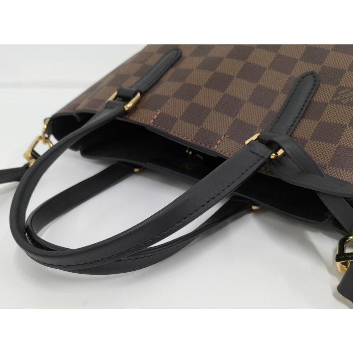 【中古】LOUIS VUITTON ベルモントNV BB 2WAY ショルダーバッグ ポーチ付き ダミエ エベヌ N60348｜interior-collection｜06