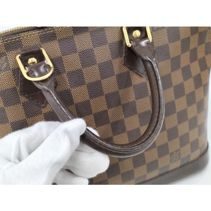 【中古】LOUIS VUITTON アルマ ハンドバッグ ダミエ エベヌ N53151｜interior-collection｜05