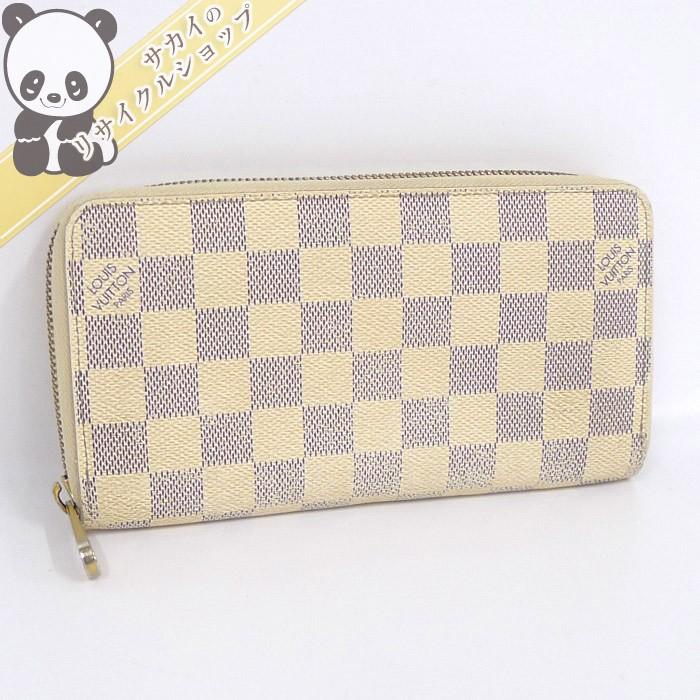 LOUIS VUITTON ジッピーウォレット ラウンドファスナー長財布 ダミエ アズール N60019
